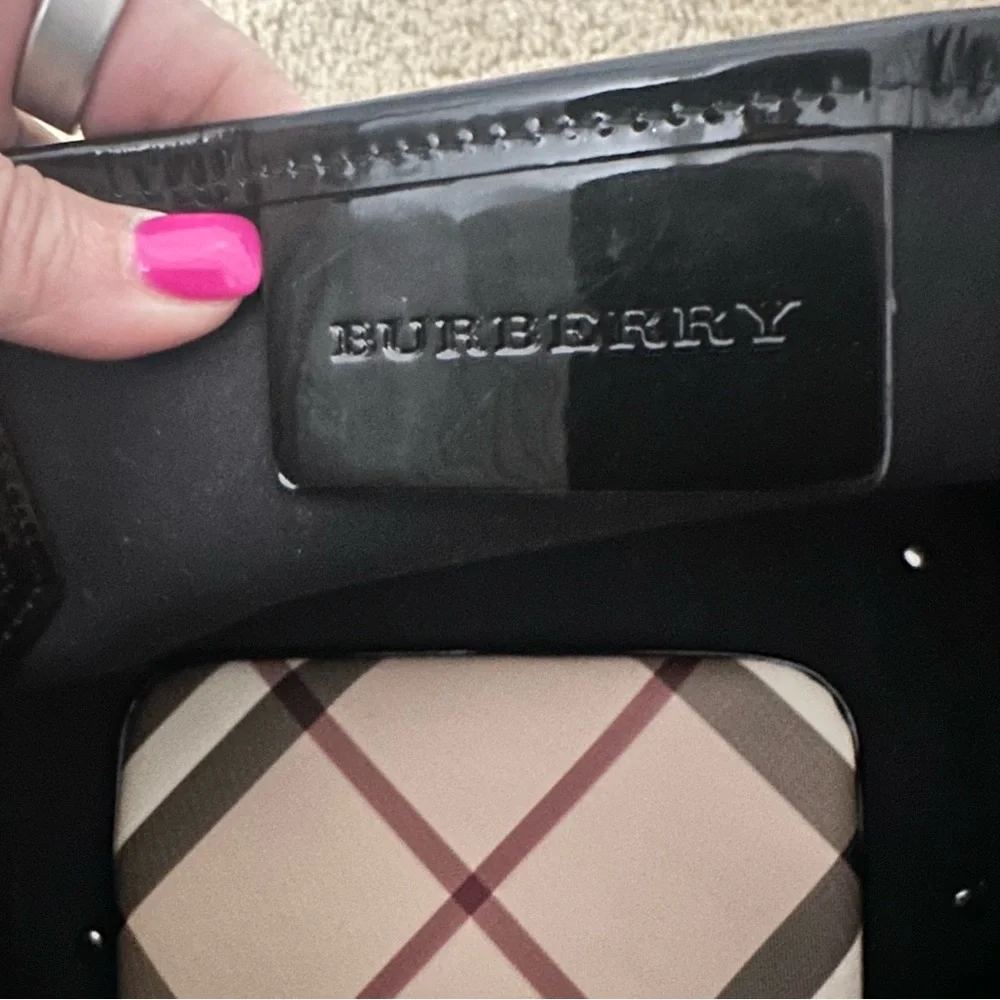 Burberry Supernova Check Bag Tote Coated Canvas‎ Luxury Style VGUC w/Dustbag - Picture 10 of 12